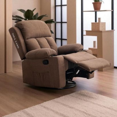 صورة كرسي راحة مخمل ب خاصية المساج